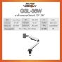 Sure Vision ขาตั้งจอมอนิเตอร์ ขาตั้งจอคอม ขาตั้งจอ ขนาด 13”- 36” รุ่น GSL-36W (มีไฟ RGB สีฟ้า แบบปรับได้ทุกทิศทาง)